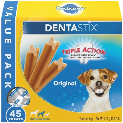 Pedigree Dentastix Small/Medium Dog Original Flavor Dental Dog Treat (45-Pack) 