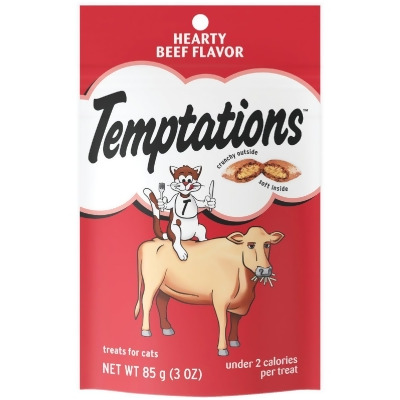 Temptations Hearty Beef 3 Oz. Cat Treat 798460 