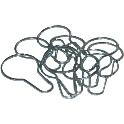 Lasco Chrome Shower Curtain Hook (12 Count) 08-1385