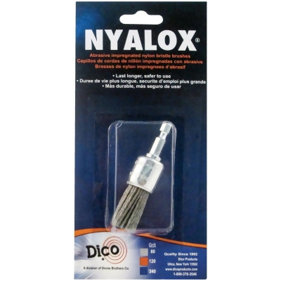 Dico Nyalox 3/4 In. Extra Coarse Drill-Mounted Wire Brush 7200025 