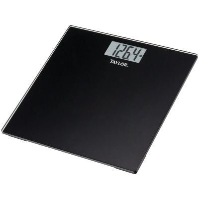 Taylor Digital 400 Lb. Glass Bath Scale, Black 755841933B 