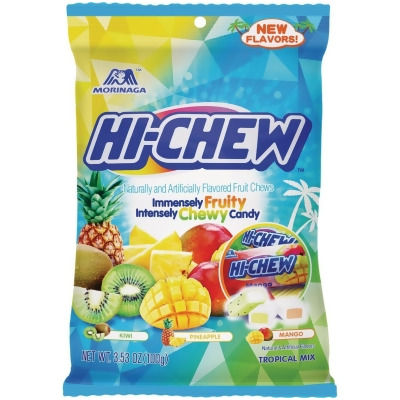 Hi-Chew Tropical Flavor 3.53 Oz. Candy 119205 Pack of 6 