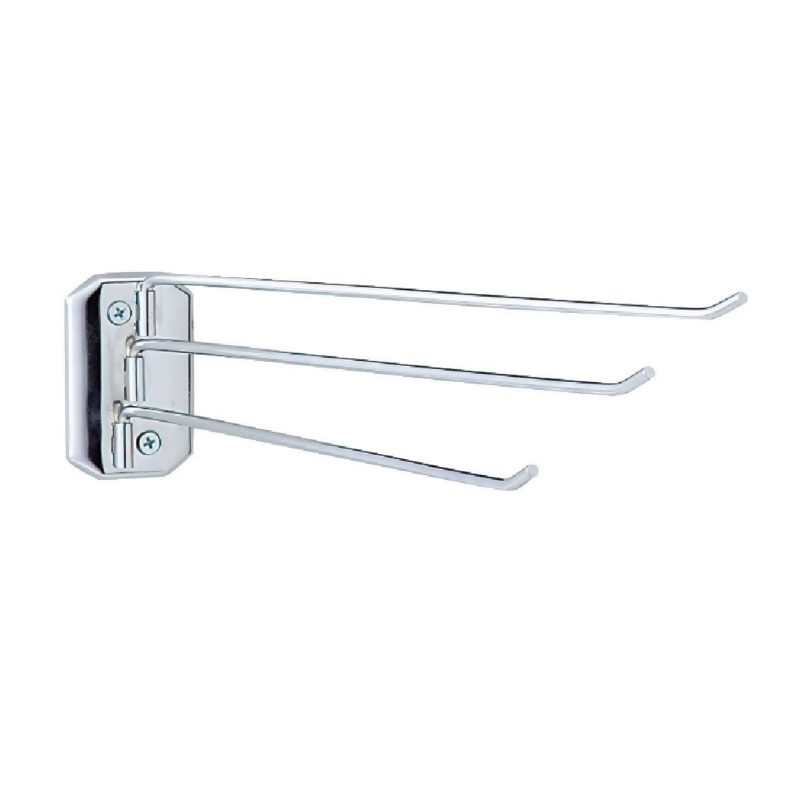 Decko Chrome 3-Arm Bath Rack 38190 Pack of 36