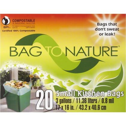 20 gallon trash bag, Certified