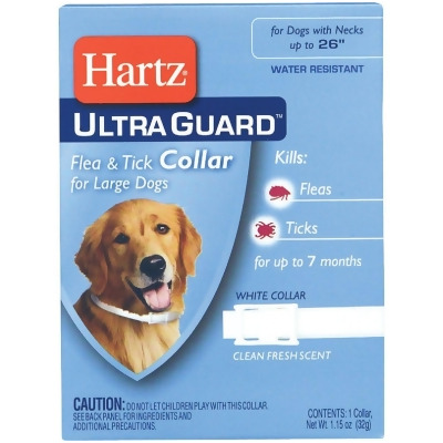 Hartz UltraGuard Water Resistant Flea & Tick Collar For Large Dogs 81169 Pack of 6 