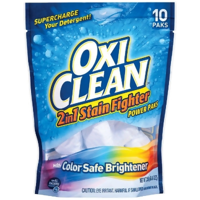 OxiClean Color Boost Brightener plus Stain Remover Power Paks (10 Count) 51900 Pack of 4 