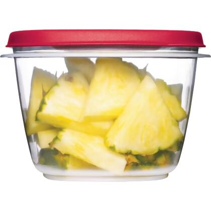 Rubbermaid Easy Find Lids 5 C. Clear Round Food Storage Container