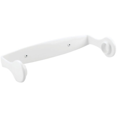 iDesign Clarity Wall Mount White Plastic Paper Towel Holder 48541 Pack of 16 