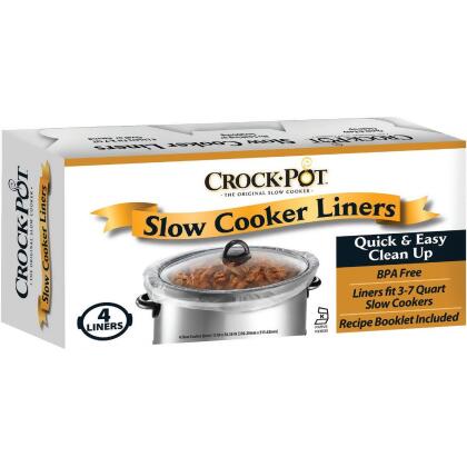 Crock-Pot Slow Cooker Liners (4-pack) Clear 4142690001 - Best Buy