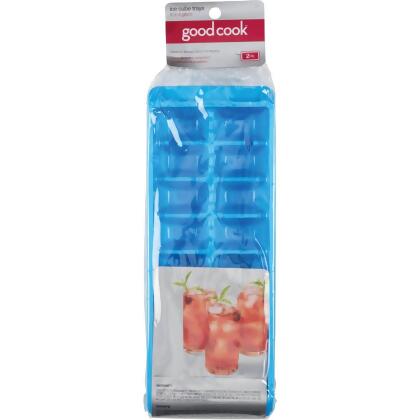 Good Cook 16681 Heavy Duty Plastic Ice Cube Tray, 2-Count – Toolbox Supply