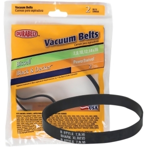 Durabelt Bissell Style 7 9 10 10 14 & 16 Belt Pkg. (TOTAL OF 3 BELTS )