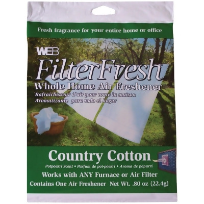 Web FilterFresh Furnace Air Freshener, Country Cotton WCOTTON 
