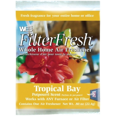 Web FilterFresh Furnace Air Freshener, Tropical Bay WTROPIC 