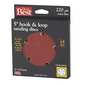 UPC 009326315164 product image for Sim Supply, Inc. 5 220g Sanding Disc 380245 Pack of 20 - All | upcitemdb.com