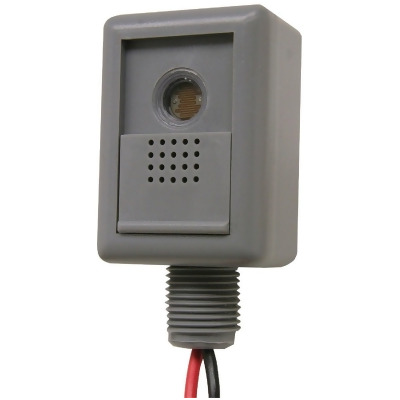 Do it Hard Wire Gray Adjustable Photocell Lamp Control 516791 