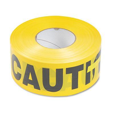 Tatco Caution 1000' Barricade Safety Tape, Yellow