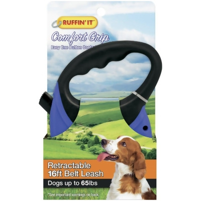 Westminster Pet Ruffin' it 16 Ft. Cord Up to 65 Lb. Dog Retractable Leash 98617 Pack of 6 