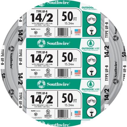 Southwire 13055921 Underground Feeder Wire, 25