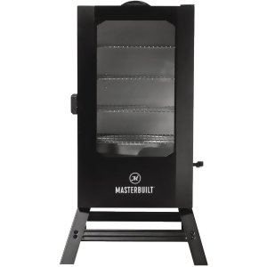 Masterbuilt 40 in. Digital Electric Smoker with Window and Legs in Black