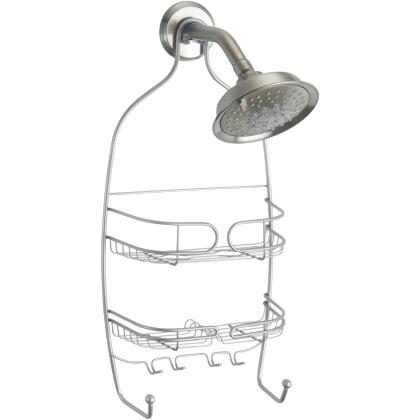 iDesign Neo Medium Silver Shower Caddy 27910 Pack of 6 