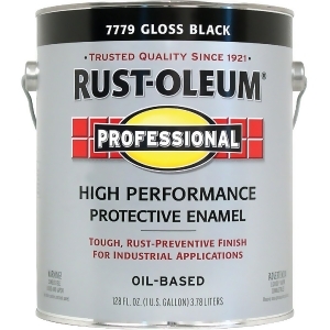 RUST-OLEUM 242253 Professional Gallon Black Gloss Finish