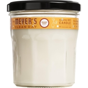 Mrs. Meyers 1004077 7.2 oz Clean Day White Orange Clove Scent Soy Candle - Pack of 6