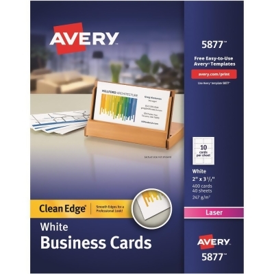 Avery® Clean Edge Business Card 5877 