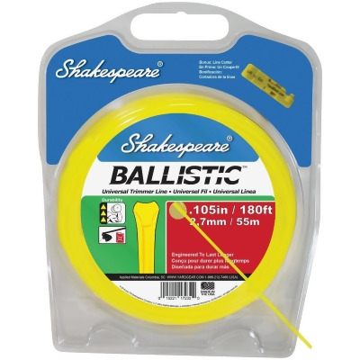 Shakespeare Ballistic 0.105 In.x 180 Ft. Universal Trimmer Line 17232 Pack of 5 