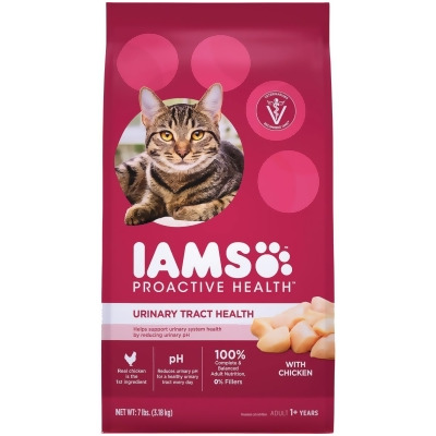 Iams 7# Urnry Chkn Cat Food 109060 Pack of 4 