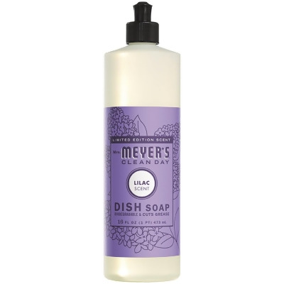 Mrs. Meyer's Clean Day 16 Oz. Lilac Liquid Dish Soap 670758 Pack of 6 