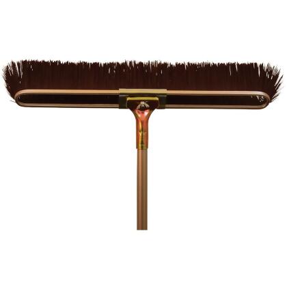 Bruske 23 In. W. x 65 In. L. Steel Handle Coarse Sweep Push Broom 2174-CS-4 