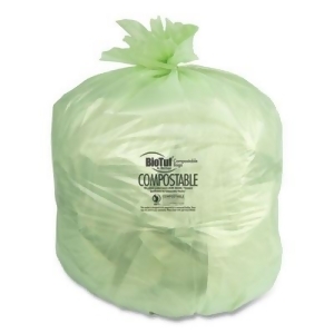 BioTuf Compostable 23 Gallon Trash Bags 28x45 Y5645YE