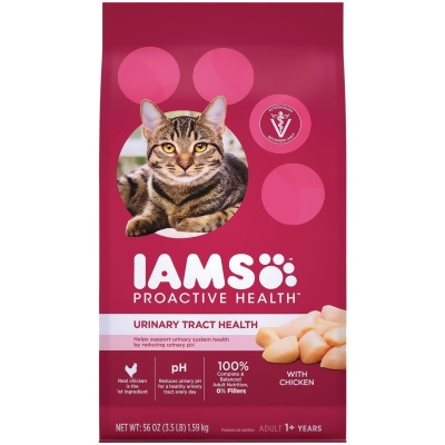Iams 3.5# Urnry Chkn Cat Food 109105 Pack of 4 