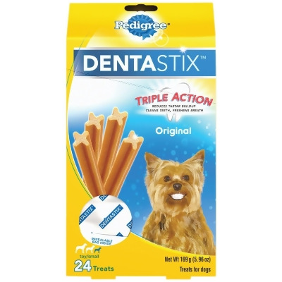 Pedigree Dentastix Toy Dog Original Flavor Dental Dog Treat (24-Pack) 797001 