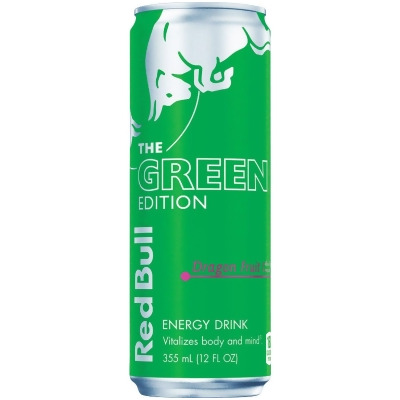 Red Bull 12 Oz. Dragon Fruit Flavor Energy Drink RB237479 Pack of 24 
