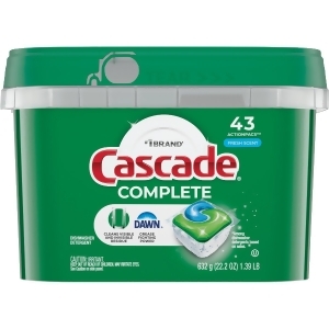 Cascade Complete Fresh Dishwasher Detergent Tabs 43 Count 98208  All
