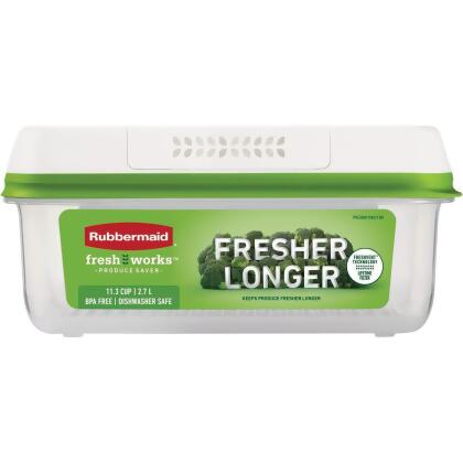 Rubbermaid FreshWorks Produce Saver, 8 Piece Set, Lifetime Filter