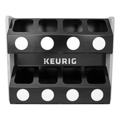 Keurig® Premium K-Cup Pod Storage Rack 8-Sleeve, 16 X 21 X 18, Black 7662 