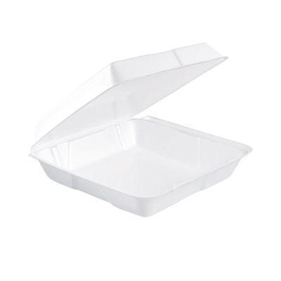 Dart® Foam Hinged Lid Containers, 9.25 X 9.5 X 3, 200/carton 95HT1R 