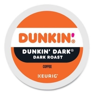 (Incomplete)(Best by 31/Jun/2025)Dunkin Donuts® K-Cup Pods, Original Dark Roast, 22/box 881334012798 - All