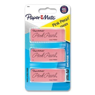 Paper Mate® ERASER,PENCL,PK PR,3/PK 70501 