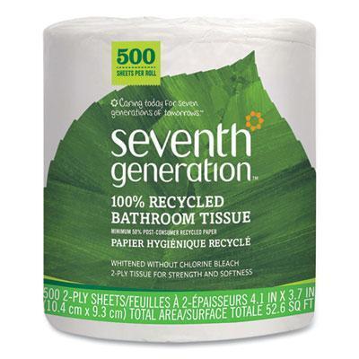 Seventh Generation® TISSUE,BATH,2PLY,60RLS,WH 137038 
