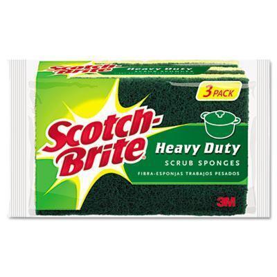 Scotch-Brite® SPONGE,HEAVY DUTY,3/PK,GN HD-3 