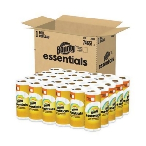 Bounty Essentials Paper Towels  White  1 Regular Roll (( pack 30))