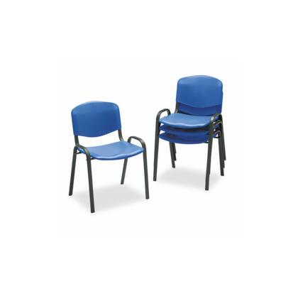 Safco® CHAIR,STACKING,4/CT,BE 4185BU 