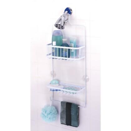 Zenith Zenna Home Steel 10-1/2 In. x 26 In. Shower Caddy 7617WW 