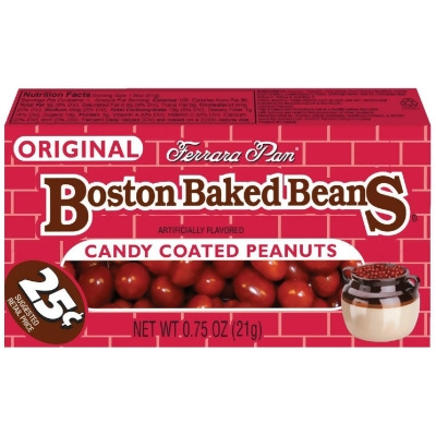 Ferrara Pan Candy Covered Peanuts 0.8 Oz. Boston Baked Beans 123094 Pack of 24 