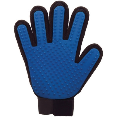 True Touch 2-In-1 Silicone Tip Five Finger Deshedding Pet Glove PKB08124 Pack of 6 