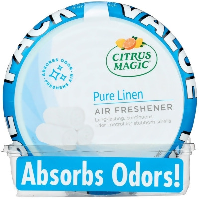 Citrus Magic 8 Oz. Linen Solid Air Freshener (2-Pak) 616472586 Pack of 3 