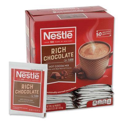 Nestlé® Hot Cocoa Mix, Rich Chocolate, .71oz, 50/box 12098978 
